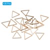 Unique Bargains Jewelry Handmade Triangle Earrings Beading Hoop 30 Pcs - 3 of 4