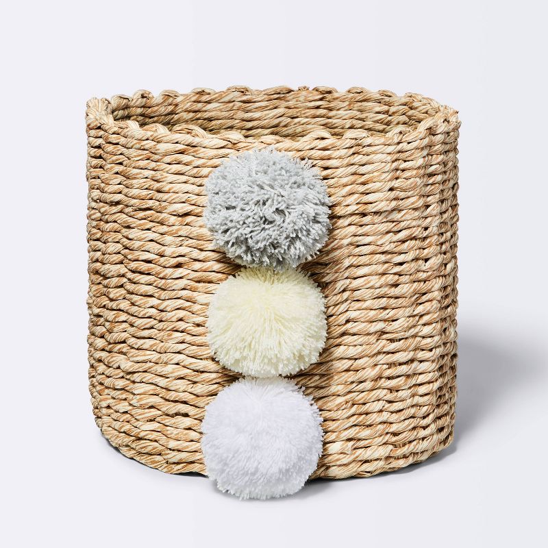 Small Paper Rope Decorative Basket Neutrals - Cloud Island&#8482;, 1 of 7