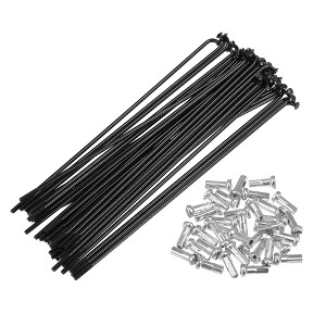 Unique Bargains 14G J Bend Bicycle Steel Spokes 36Pcs - 1 of 4