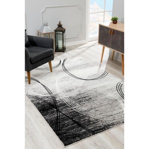 Rug Branch Modern Abstract Swirls Indoor Rug - 1 of 4
