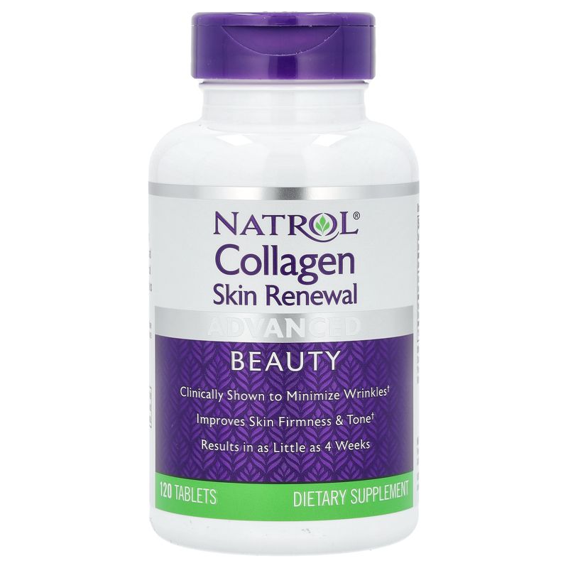 Natrol Collagen Skin Renewal, 120 Tablets, 3 of 4