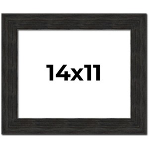 PosterPalooza | Photo Size Contemporary Black Frame - UV Acrylic, Foam Board Backing, Hanging Hardware - 1 of 4