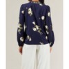 Women's Arlene Floral Split Neck Blouse - SUGARLIPS - 3 of 4