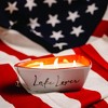 Pavilion Gift Company - Lake - Triple Wick 10 oz 100% Soy Wax Candle Scent: Fresh Linen - Flame Candles - 3 of 4