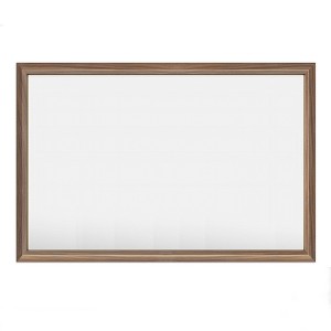 Apmir High-Strength Tempered Glass and Aluminum Alloy Framed French Cleat Mounted Wall Decor Mirror in matte black with 5-Year Warranty - 1 of 4