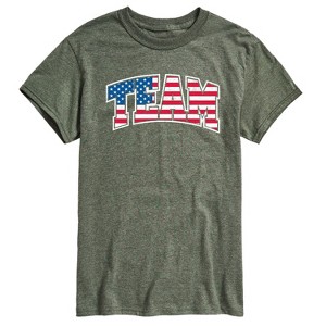 Men's - Instant Message - Team USA Flag Short Sleeve Graphic T-Shirt - 1 of 4