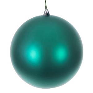 Vickerman Teal Ball Ornament - 1 of 1