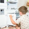 Sunnydaze Chef Sounds MDF Kitchen Playset with Lights, Sounds, and Stainless Steel Accessories - White - 3 of 4