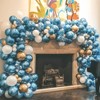 PartyWoo Balloons Light Blue Metallic Blue 18 12 10 5 Inch 142 pcs - 3 of 4