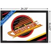 Trends International NHL Vancouver Canucks - Retro Logo 19 Framed Wall Poster Prints - 3 of 4