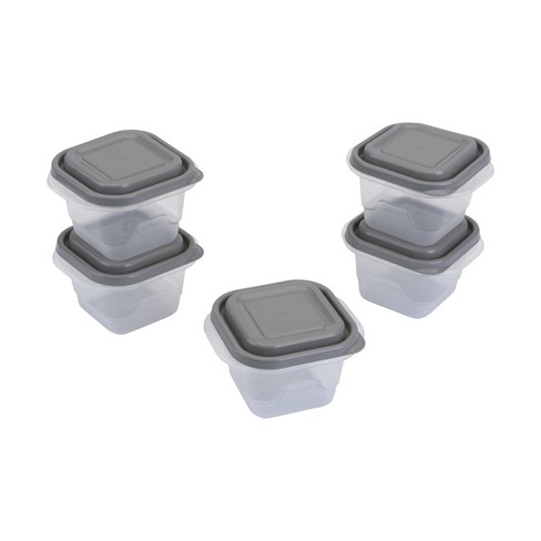 Food Storage Container, 5-Cup Square, 3-Ct.