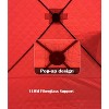 Hub-Style Insulated 3-6 Person Pop-Up Ice Fishing Shelter with Thermal Layer, Lightweight & Easy Setup for Winter Comfort - 4 of 4