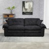 84'' Chenille Deep Seat 2-Seater Sofa with Throw Pillows - 2 of 4