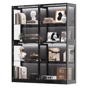 AMERLIFE RGB The Collector's Vault Figure Display Case With Dustproof Door For Collectibles - 1 of 4