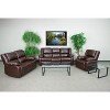 Flash Furniture Harmony Series Brown LeatherSoft Reclining Sofa Set - 2 of 3