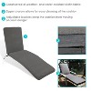 Sunnydaze Indoor/Outdoor Olefin Replacement Patio Chaise Lounge Chair Seat Cushion - 72" x 21" - 2 of 4