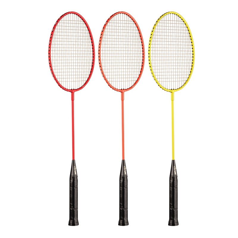 Champion Sports Tempered Steel Badminton Racket Set, 2 of 4