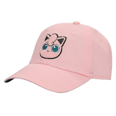 Pokemon Jigglypuff Chenille Patch Men's Pink Dad Hat