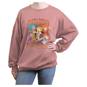 Junior's Fraggle Rock Party Down Friends Sweatshirt - 1 of 3