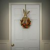 20" Burlap Bow Bunny Hanging Wreath - National Tree Company - 2 of 4