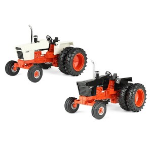 ERTL Set of 2 1/16 Case 1070 Agri King Tractor w Rear Dual Wheels, 5th in Outback Toys Exclusive Power Series 44461 - 1 of 4