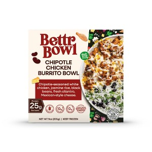 Bettr Bowl Frozen Chipotle Chicken Burrito Bowl - 9oz - 1 of 4