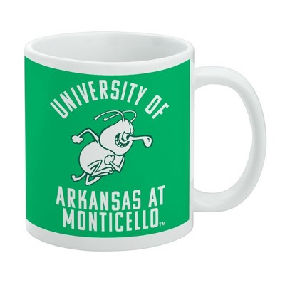 University of Arkansas at Monticello Bull Weevil Logo Ceramic Coffee Mug Novelty Gift Mugs for Coffee Tea and Hot Drinks 11oz White