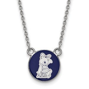 Black Bow Jewelry Sterling Silver Alpha Xi Delta Greek Life Necklace 18 Inch - 1 of 4