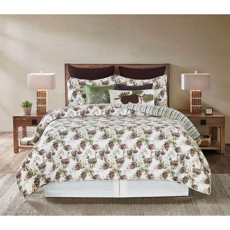 C&F Home Cooper Pines Rustic Lodge Cotton Quilt Set  - Reversible and Machine Washable, 2 of 10