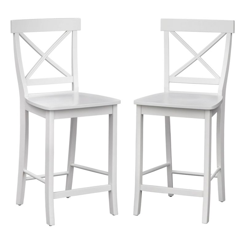 Set of 2 24" Albury Counter Height Barstools - Buylateral, 1 of 6