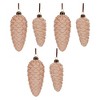 Melrose Glass Pinecone Ornament (Set of 6) - 2 of 4