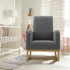 COZONY Nursery Rocking Chair - Upholstered Glider Rocker Recliner with Side Pocket for Living Room, Bedroom, Nursing - 2 of 4