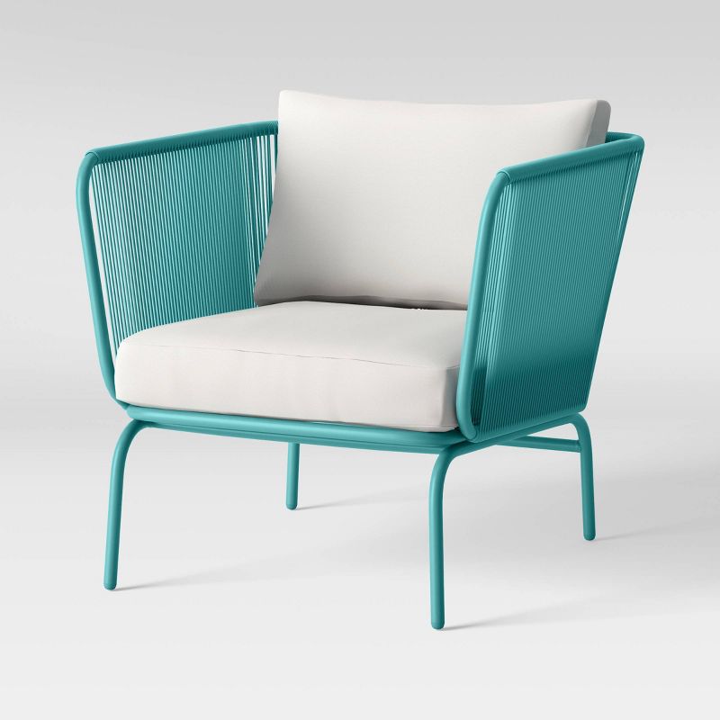 Fisher 2pk Patio Club Chairs -Blue-Green - Project 62&#8482;, 5 of 12