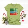 Simply Sage Market Women's Merry Stacked Colorful Short Sleeve Graphic Tee - 3 of 4