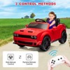 12V Kids Ride On Car, Licensed Dodge Challenger Electric Car with RC, Spring Suspension, Powered Ride On Toy Car for Child - 3 of 4