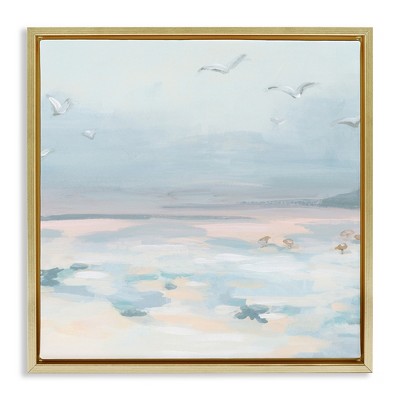 Stupell Industries Pastel Coastal Landscape, 18" x 18"