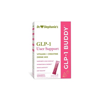 Dr. Stephanie's GLP-1 Buddy Drink Mix Multi-Symptom Relief Powder - 12ct