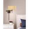 Cal Lighting WL-2930-RU Transitional One Light Swing Arm Wall Lamp from Robson Collection in Bronze/Dark Finish, 26.00 inches - 3 of 3