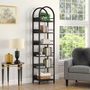 UbMelt Narrow Book Shelf Modern 6-Tier Open Storage Shelves Bookcase for Living Room,Bedroom,Office - 2 of 4