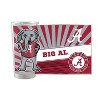 NCAA Alabama Crimson Tide 20oz Mascot Stainless Steel Tumbler: Portable Drinkware, Plastic Lid - 2 of 2