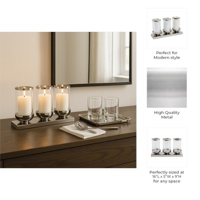 Sagebrook Home Candle Centerpiece