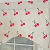 RLF Home Cherry Dance Cornice Valance - 100% Cotton with Ivory Lining 50" x 17"  Cream - 4 of 4