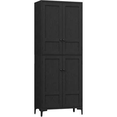 Tall Storage Cabinet, Kitchen Pantry 5 Tier Cabinet with Adjustable Shelves for Kitchen, Dining Room