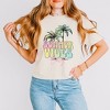Simply Sage Market Women's Summer Vibes Only  Short Sleeve Relaxed Fit Cropped Tee - 2 of 3