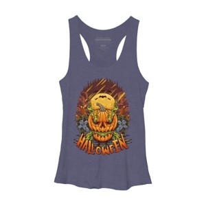 Women's Design By Humans halloween By arjanaproject Racerback Tank Top - 1 of 3