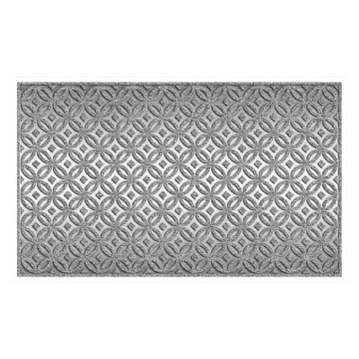 1'6"x2'6" Micro Loop Impressions Doormat Gray - Mohawk