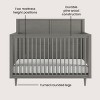 Child Craft Surrey Hill 4-in-1 Convertible Crib, Converts to Day Bed, Toddler Bed, Full Size Bed, 3 Mattress Positions, Baby Safe Finish (Lunar Gray) - 4 of 4