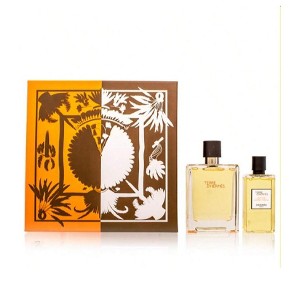 Hermes Men Terre D`Hermes 2 Pcs T-Set 3.3 Oz Edt+2.7 Oz S/Gel [Trv] - 1 of 1