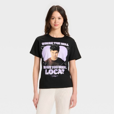 Women's Twilight Loca Short Sleeve Graphic T-Shirt - Black