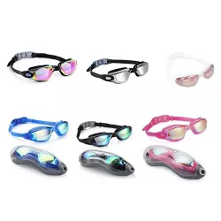 Link Active Swim Goggle With Fast Clasp Technology UV Protection Leak & Fog Proof Wide View Adult/Youth